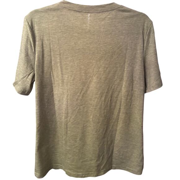 Basic light green unbranded cotton T-shirt size S - Picture 2 of 2